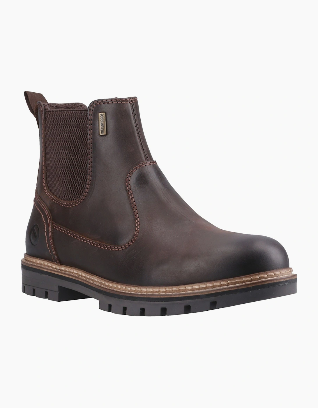 Cotswold Marsh Leather Men's Brown Ankle Boots