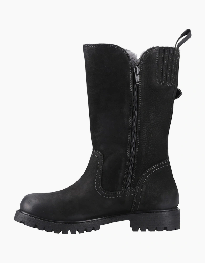 Cotswold Winchcombe Leather Women's Black Boots