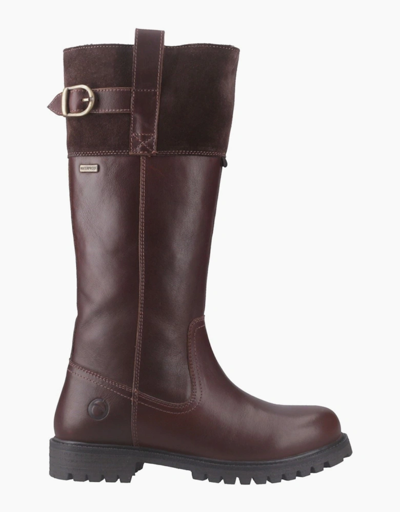 Cotswold Malmesbury Leather Women's Brown Boots
