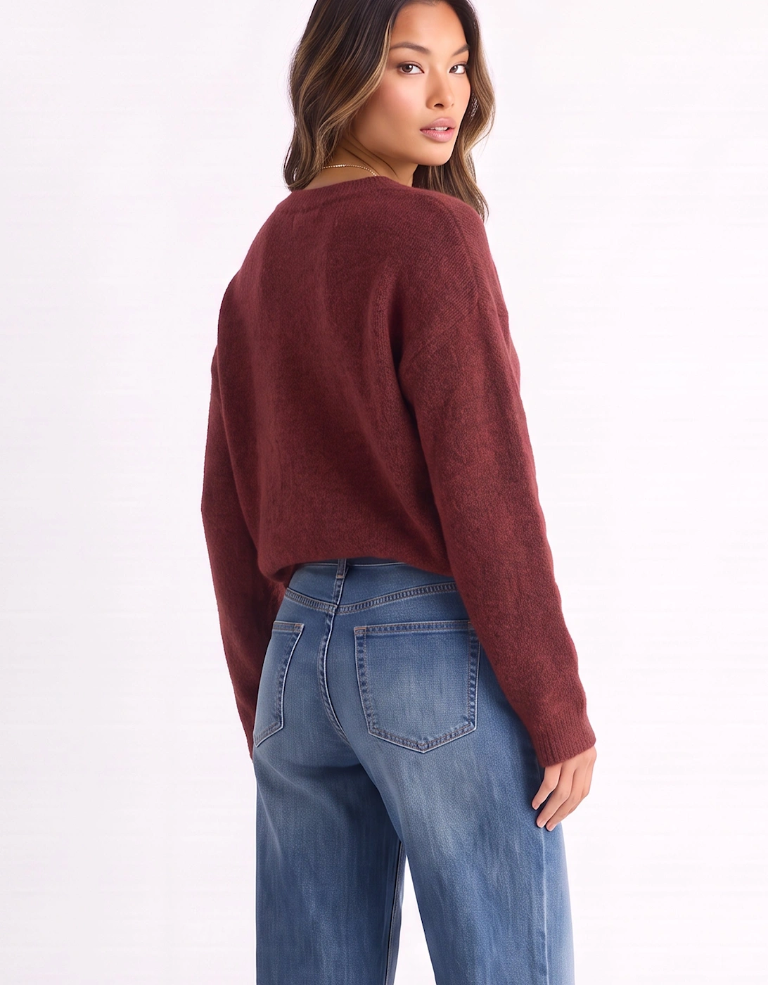 Mulberry Crochet 3D Floral Knitted Jumper