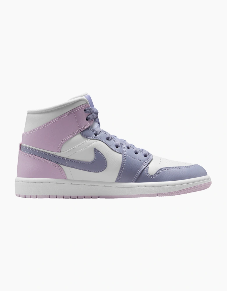 Nike Air Jordan 1 Mid Indigo Haze Doll White Trainers