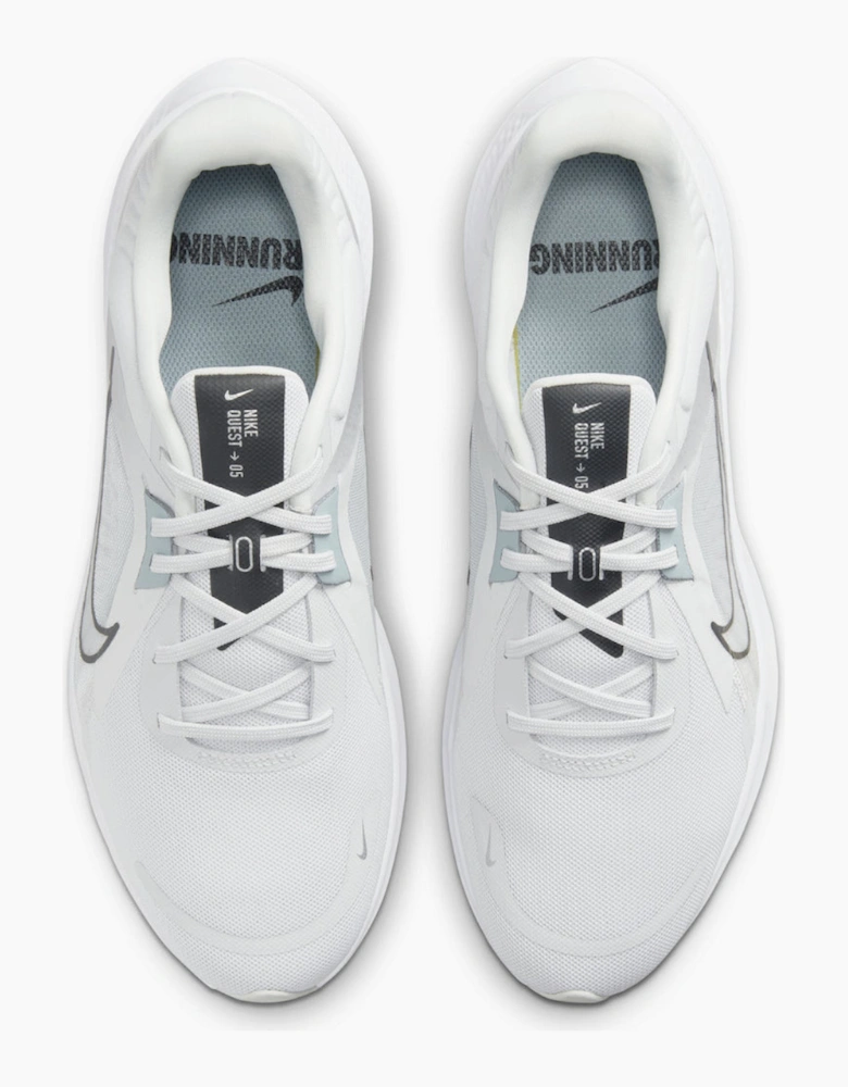 Nike Quest 5 Photon Dust White Trainers