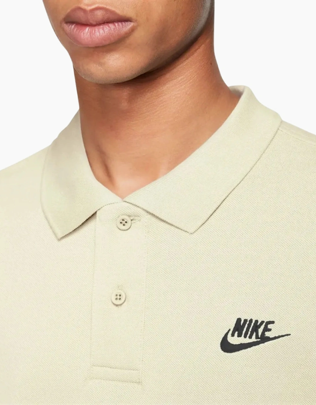 Nike Mens Sportswear Matchup Beige Polo Shirt