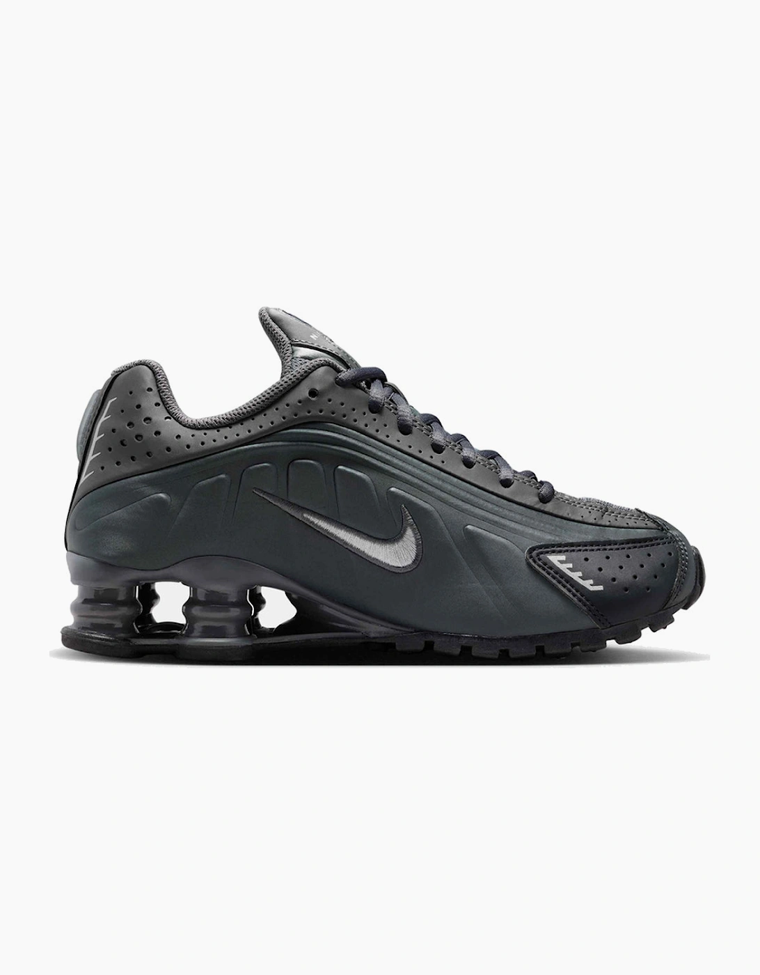 Nike Shox R4 GS Anthracite Iron Grey Trainers