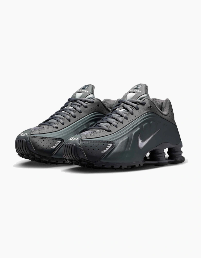 Nike Shox R4 GS Anthracite Iron Grey Trainers