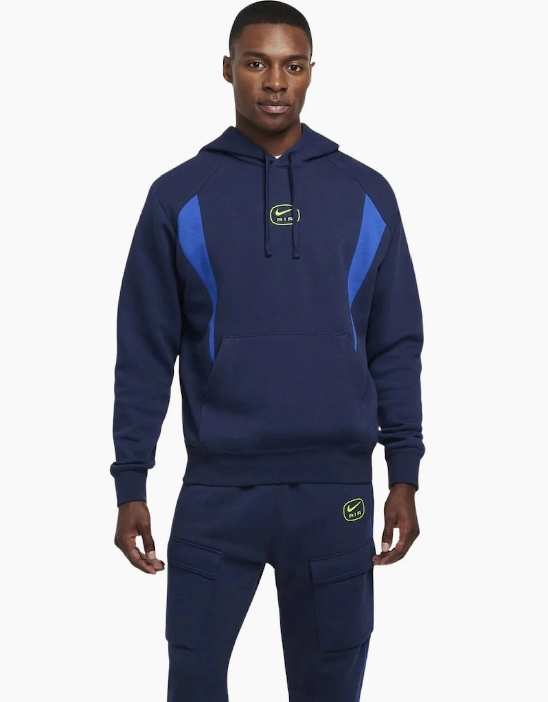 Nike Air Men's Pullover Heritage Navy Blue Hoodie