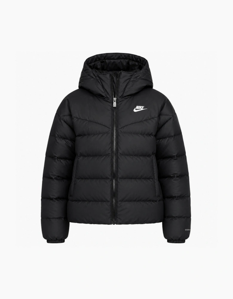 Nike Storm Fit Loose Downfill Black Puffer Jacket