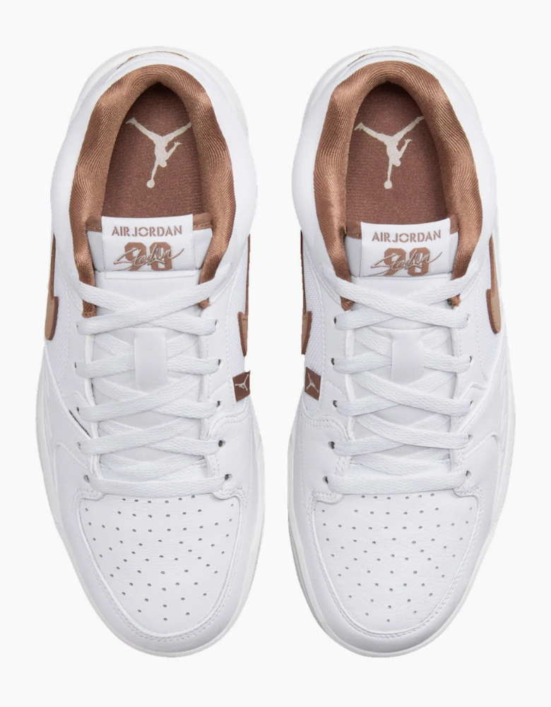 Nike Jordan Stadium 90 Legend White Light Brown Trainers