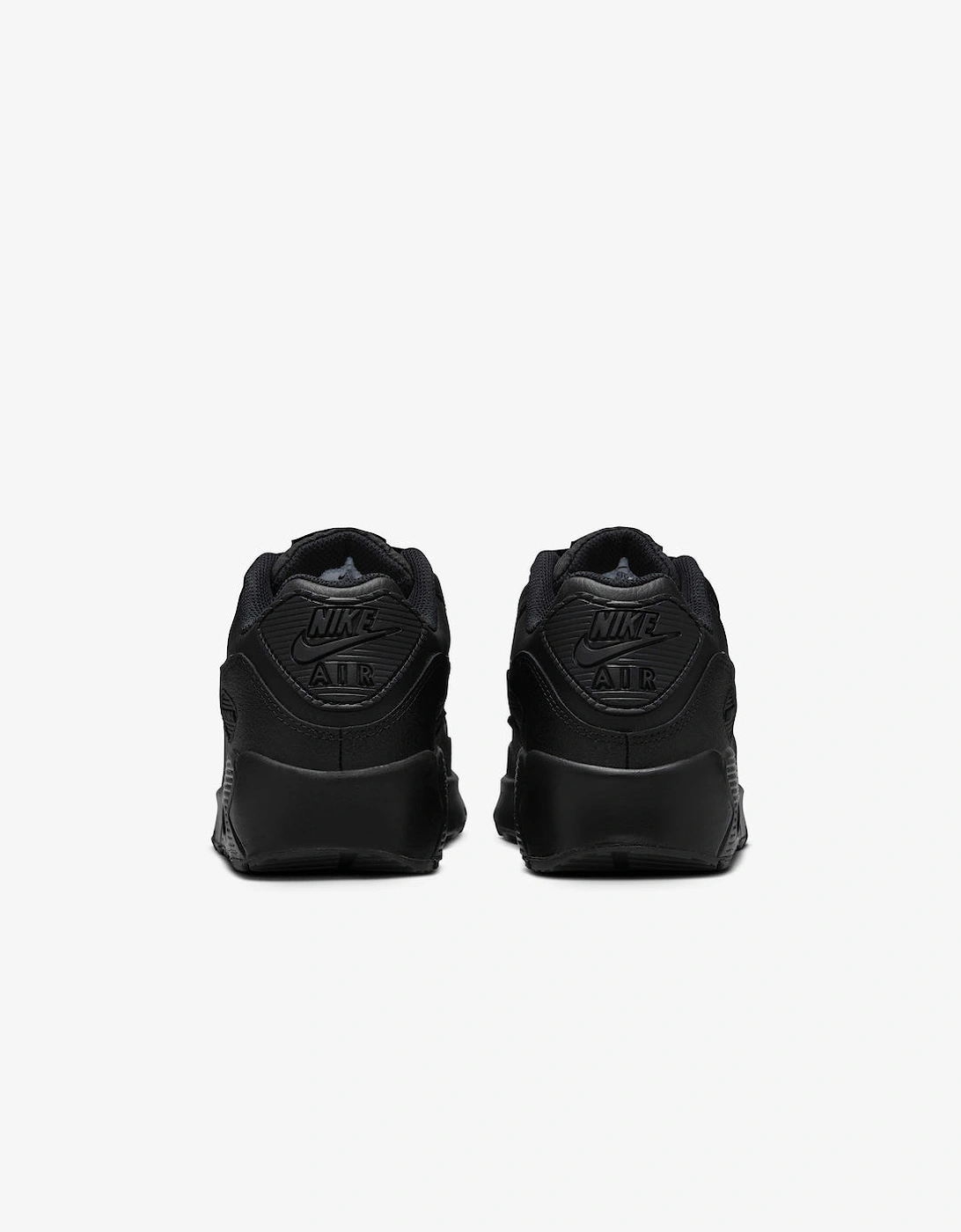Nike Air Max 90 GS Triple Black Trainers