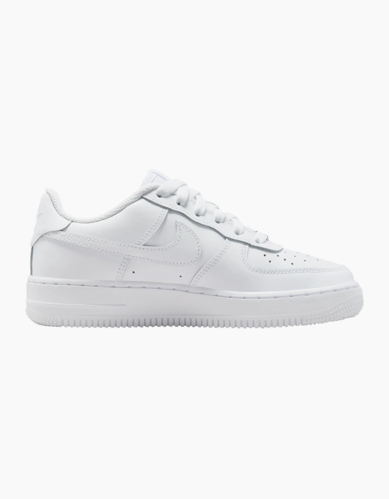 Nike Air Force 1 LE GS Triple White Trainers