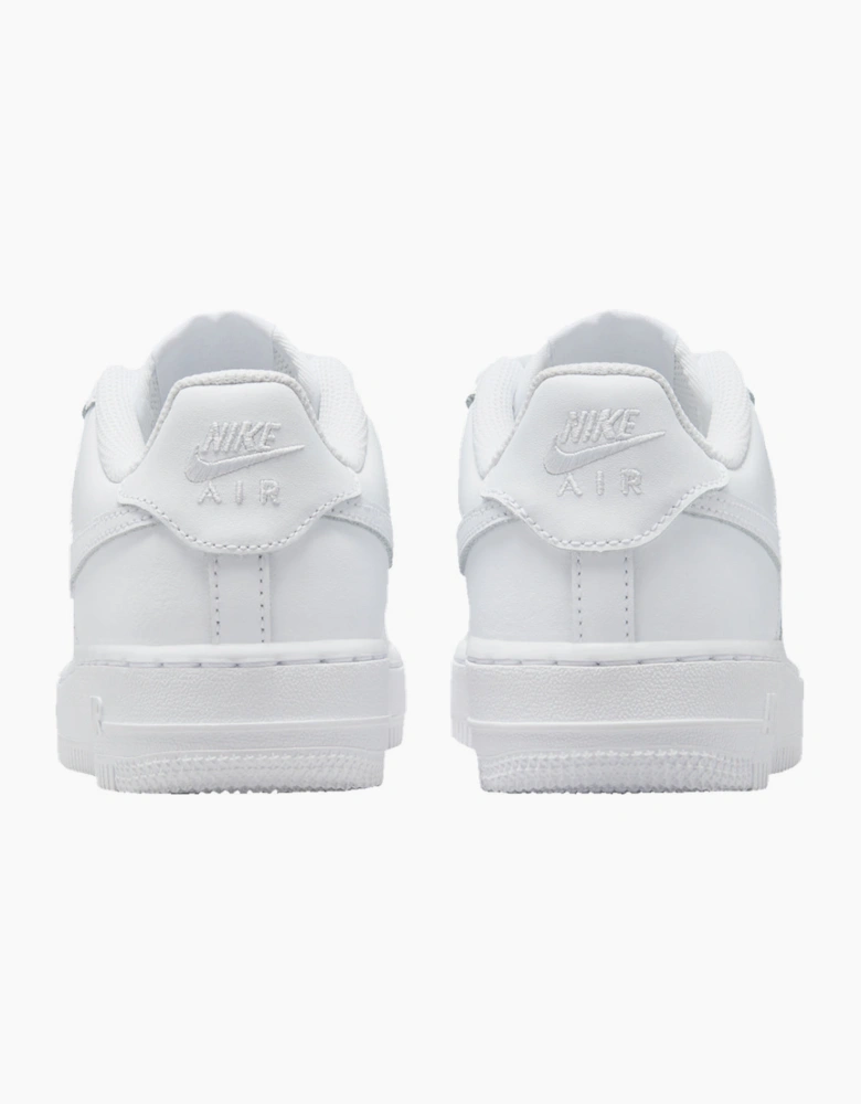 Nike Air Force 1 LE GS Triple White Trainers