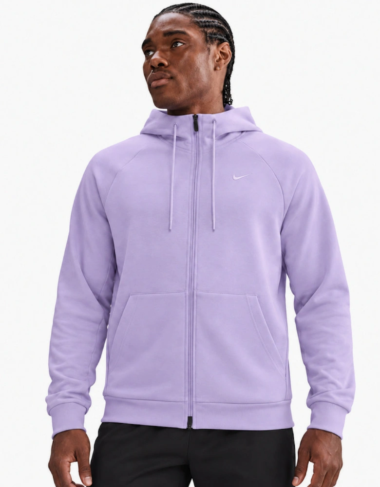 Nike Dri-FIT UV Full-Zip Performance Purple Hoodie