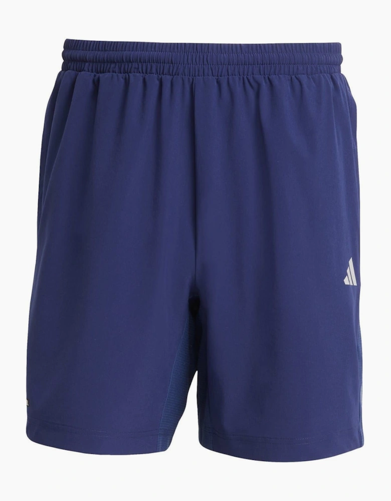 Solid Patterned Regular Fit Running Shorts