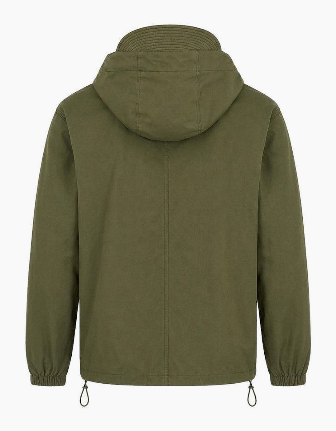 Lyle & Scott Waxed Hooded Utility Jacket True Olive