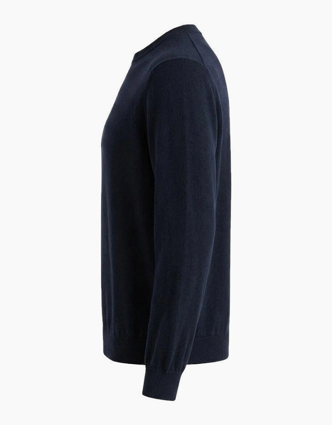 Lyle & Scott Cotton Merino Crew Neck Jumper Dark Navy