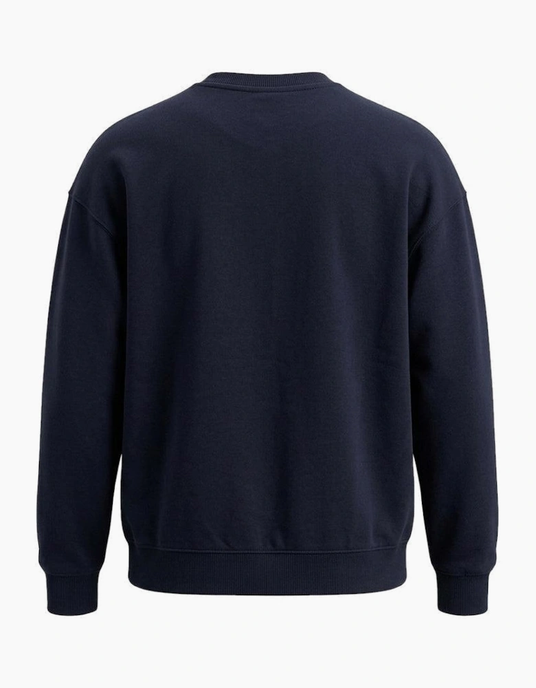 Lyle & Scott Heavyweight Crew Neck Sweatshirt Dark Navy