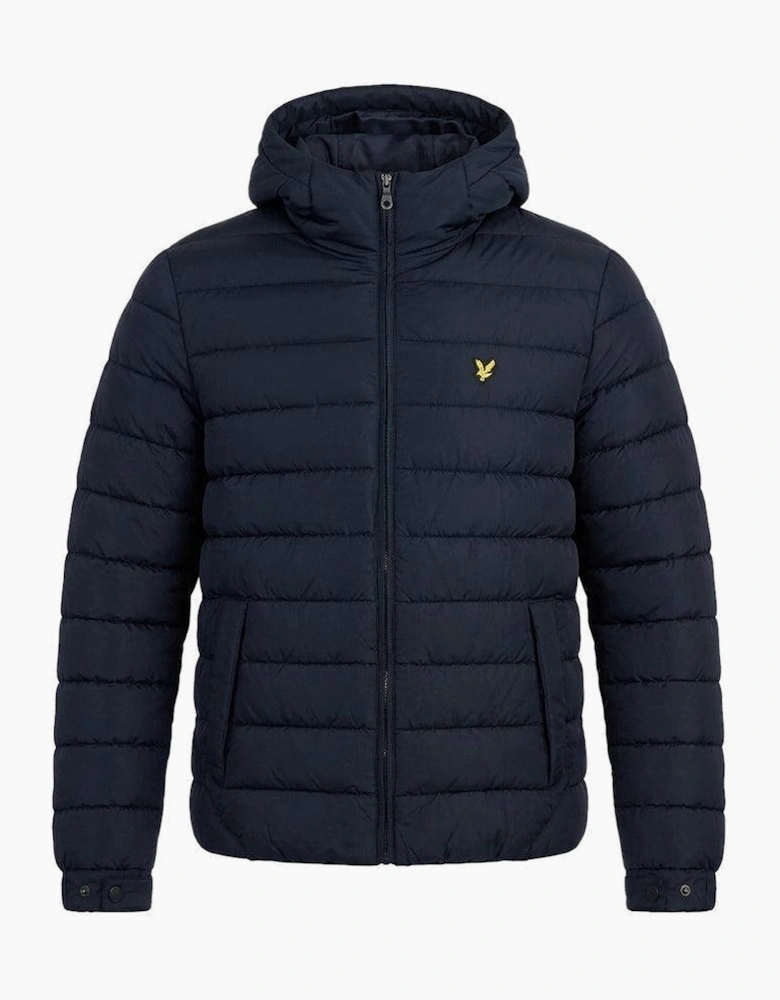 Lyle & Scott Hooded Quilted Jacket Dark Navy