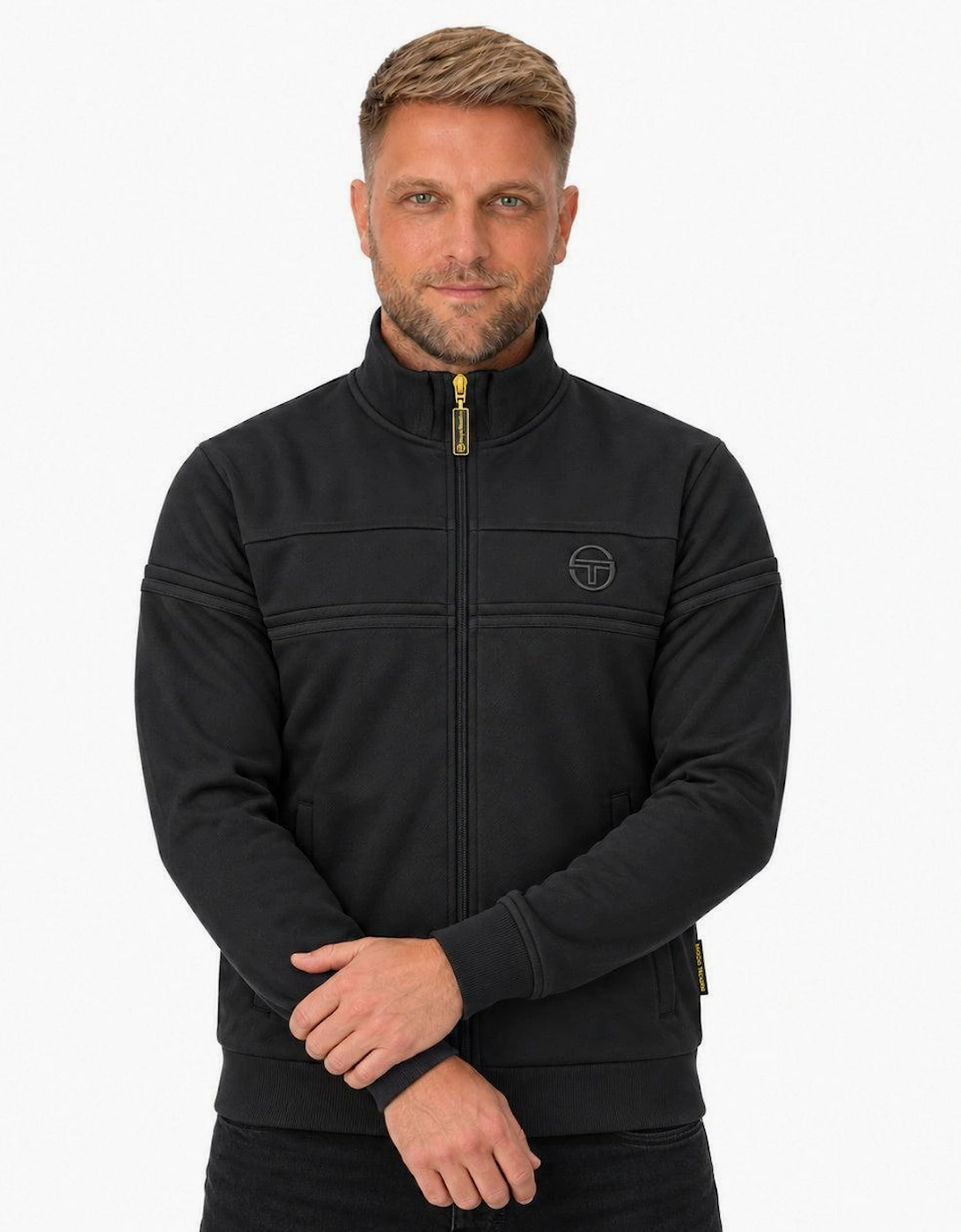 Sergio Tacchini Damarindo Track Top Jacket Triple Black