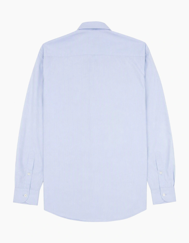 Emporio Armani Long Sleeve Cotton Shirt BLUE