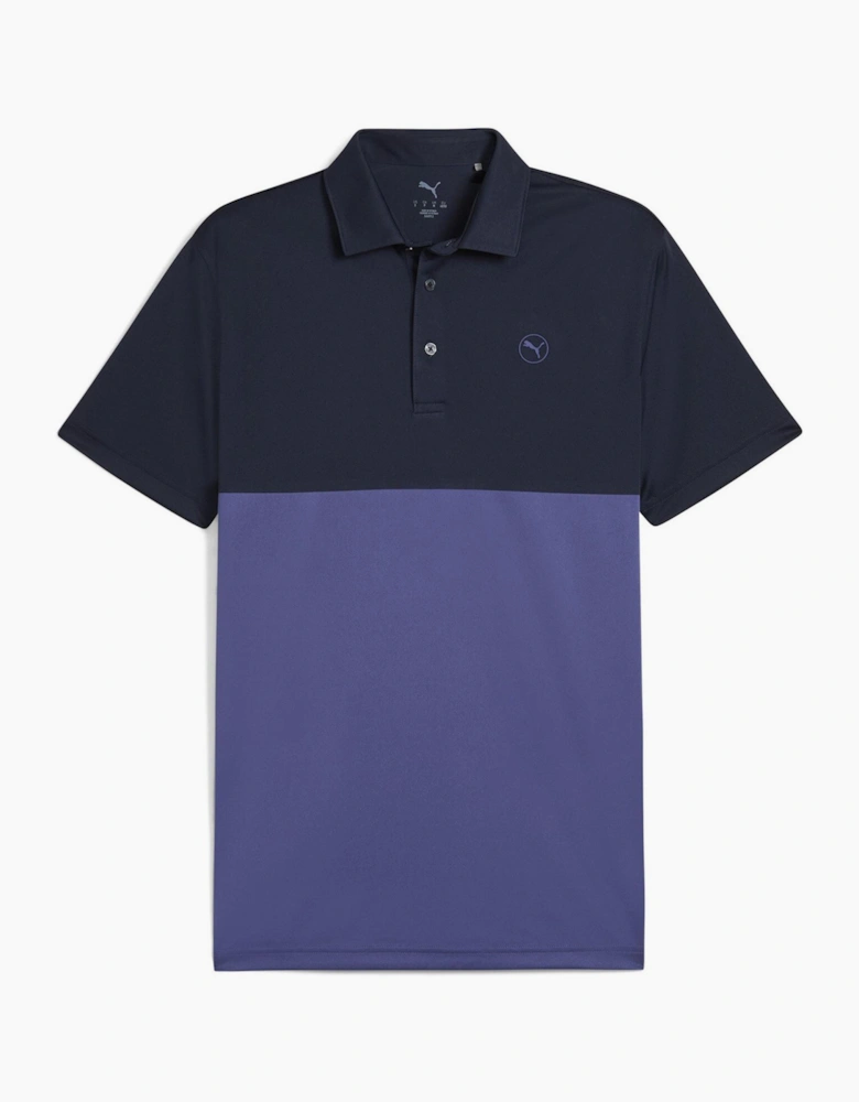 Mens Pure 2.0 Colorblock Polo Shirt