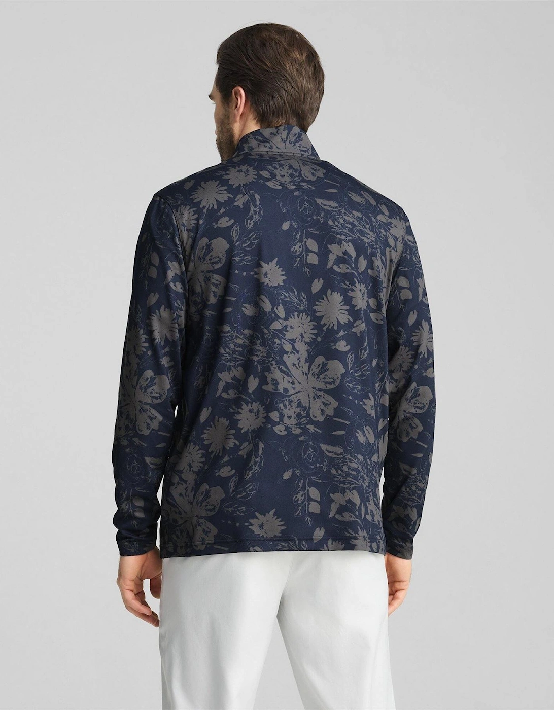Mens Pure 2.0 Rose Quarter Zip Jumper