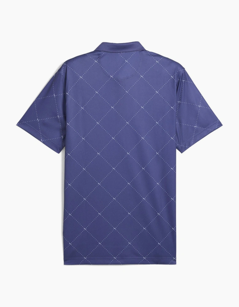 Mens Pure 2.0 Argyle Polo Shirt