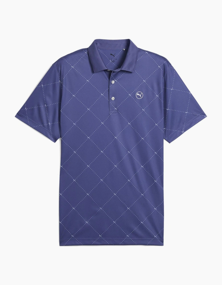 Mens Pure 2.0 Argyle Polo Shirt