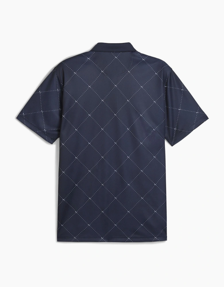 Mens Pure 2.0 Argyle Polo Shirt