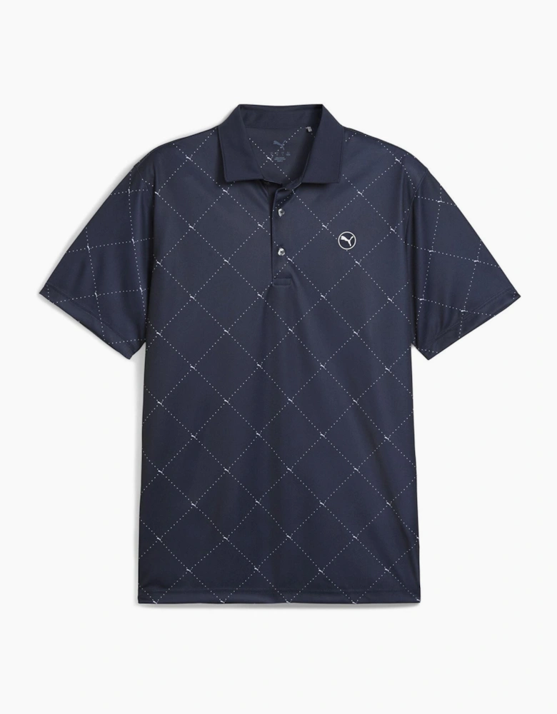 Mens Pure 2.0 Argyle Polo Shirt