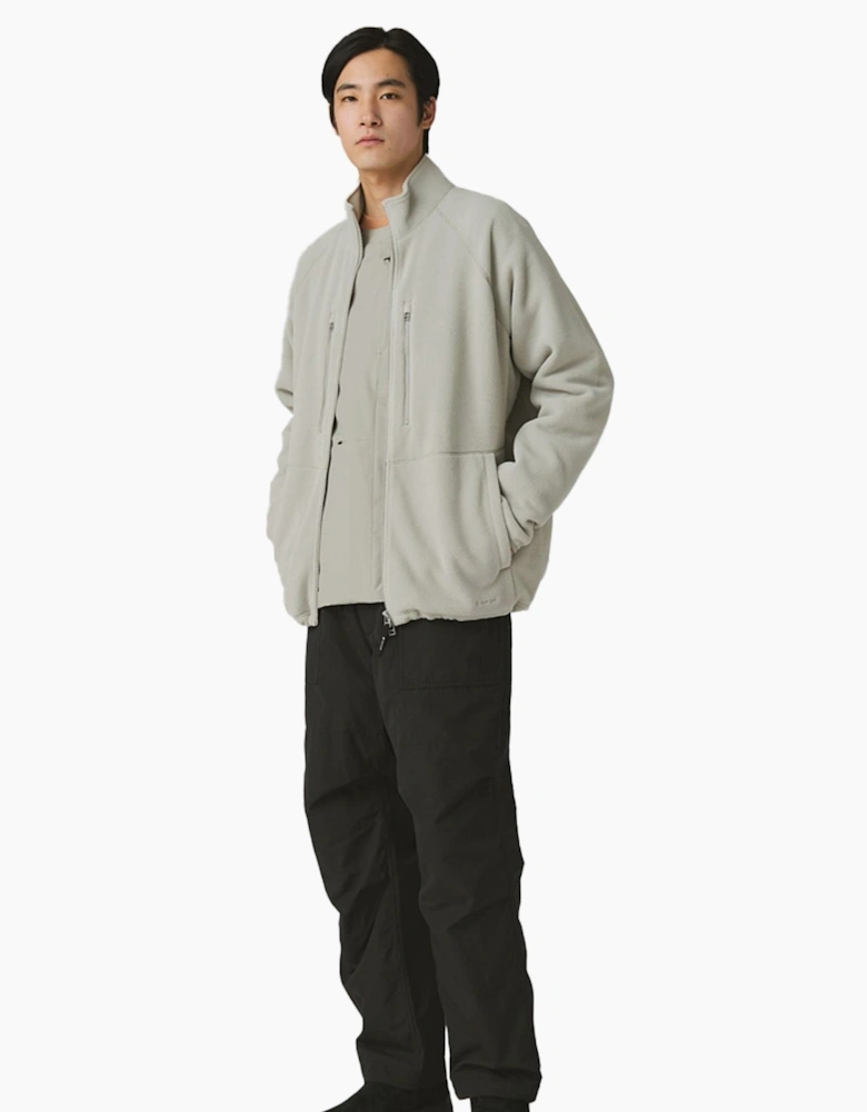 Snow Peak Water-Repellent Fleece Jacket Light Grey