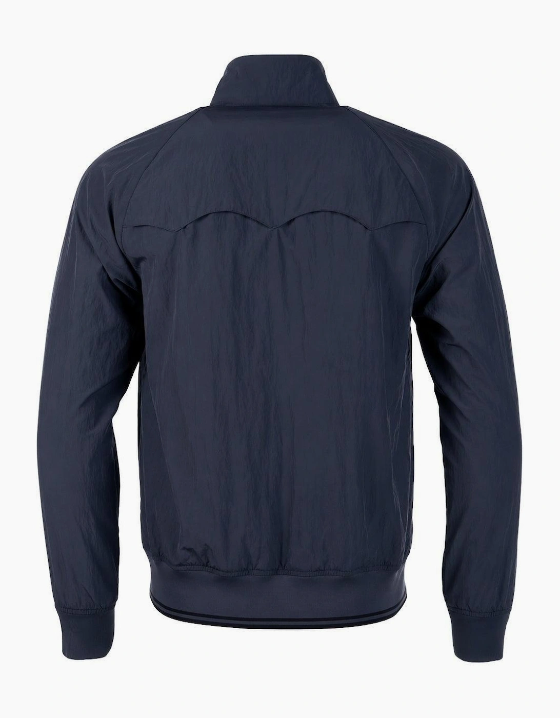 Fred Perry Crinkle Harrington Jacket Dark Airforce