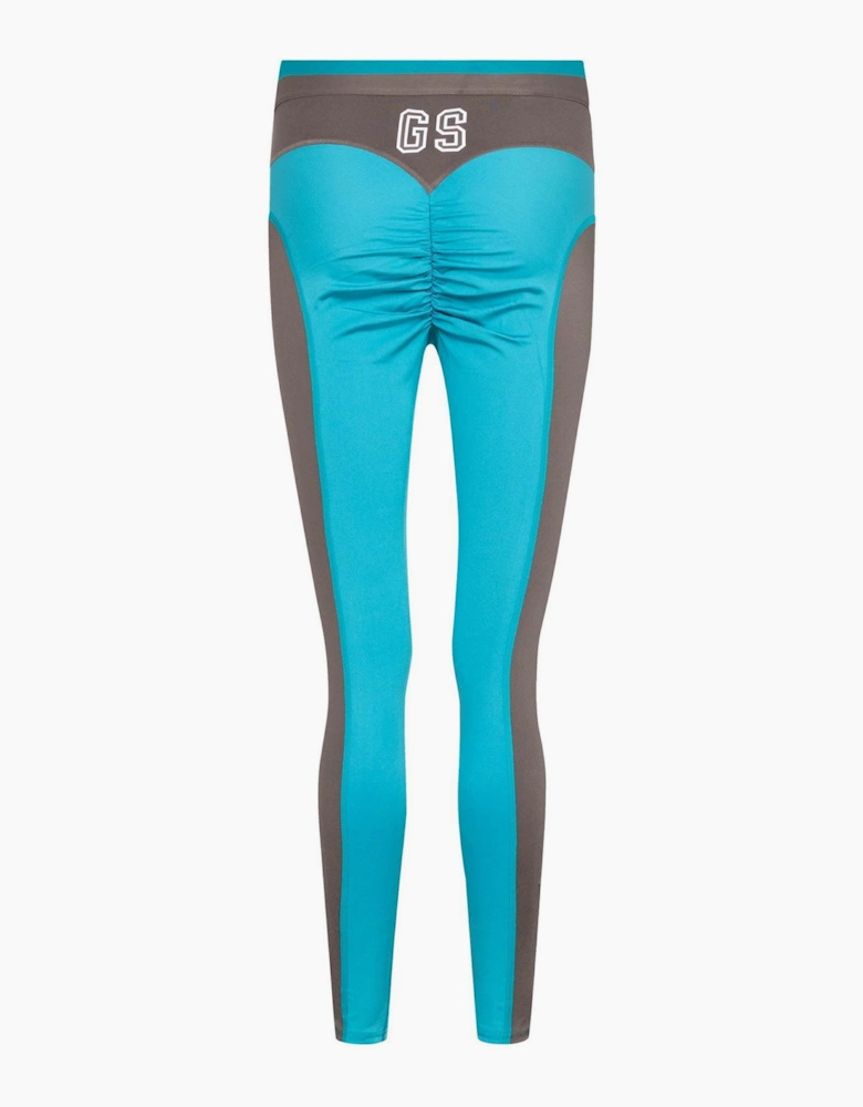 Retro Club High Waisted Slim Fit Leggings