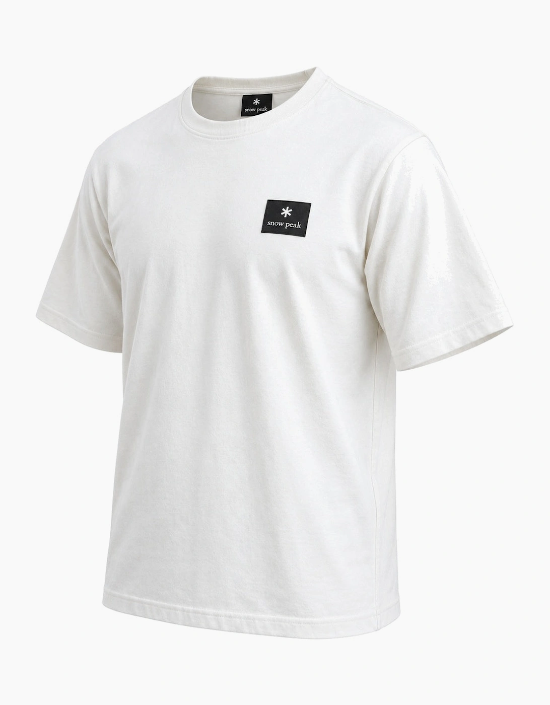 Snow Peak Square Logo T-Shirt Off White