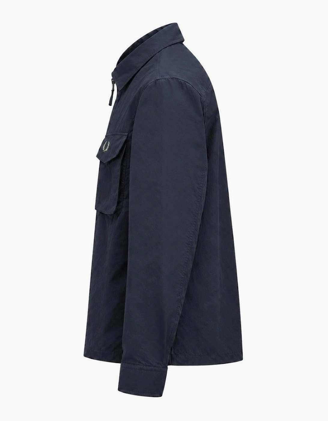 Fred Perry Ripstop Pocket Overshirt Dark Airforce