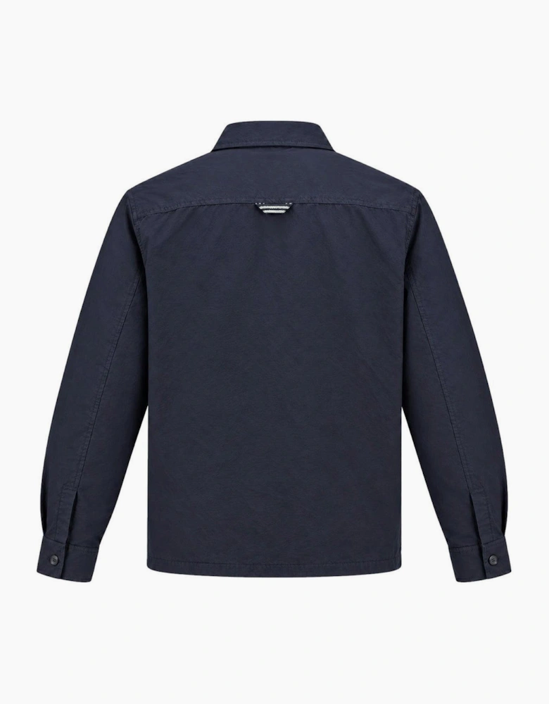 Fred Perry Ripstop Pocket Overshirt Dark Airforce
