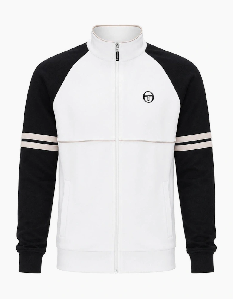 Sergio Tacchini Orion Track Top Jacket Gardenia/Black/Peyote