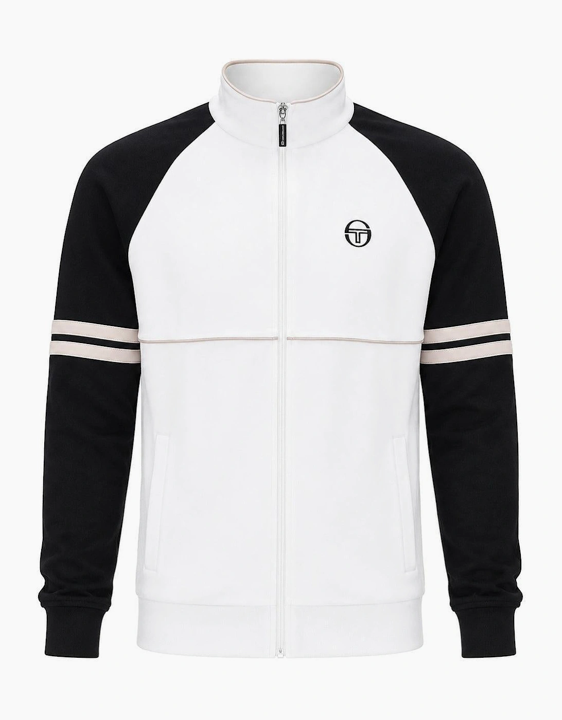Sergio Tacchini Orion Track Top Jacket Gardenia/Black/Peyote