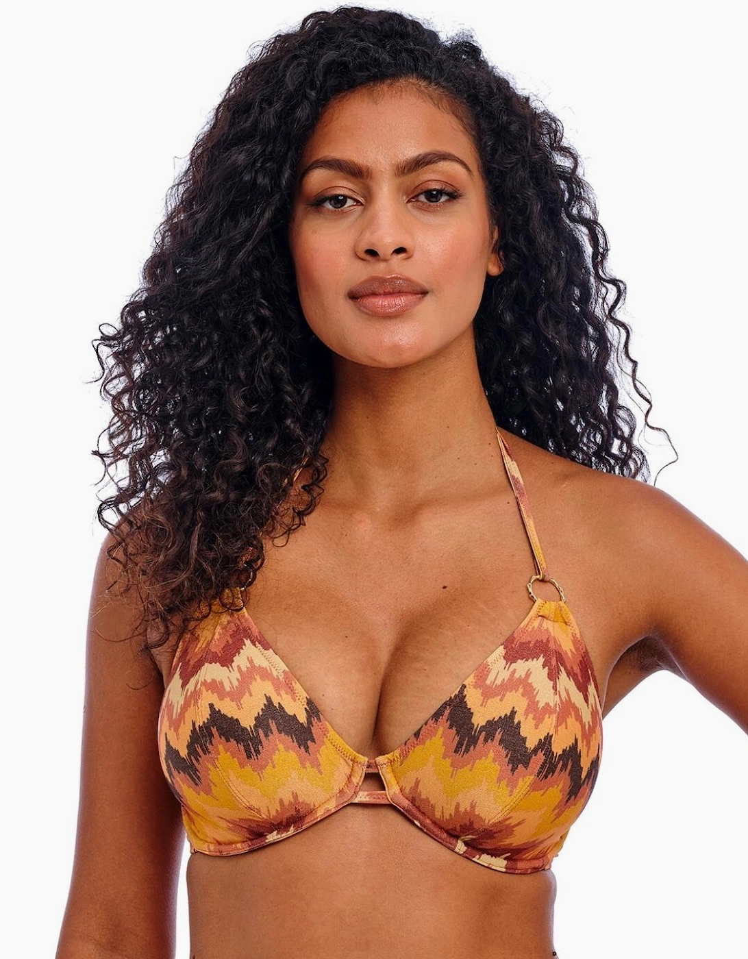 206104 Freya Arizona Wave Halter Bikini Top