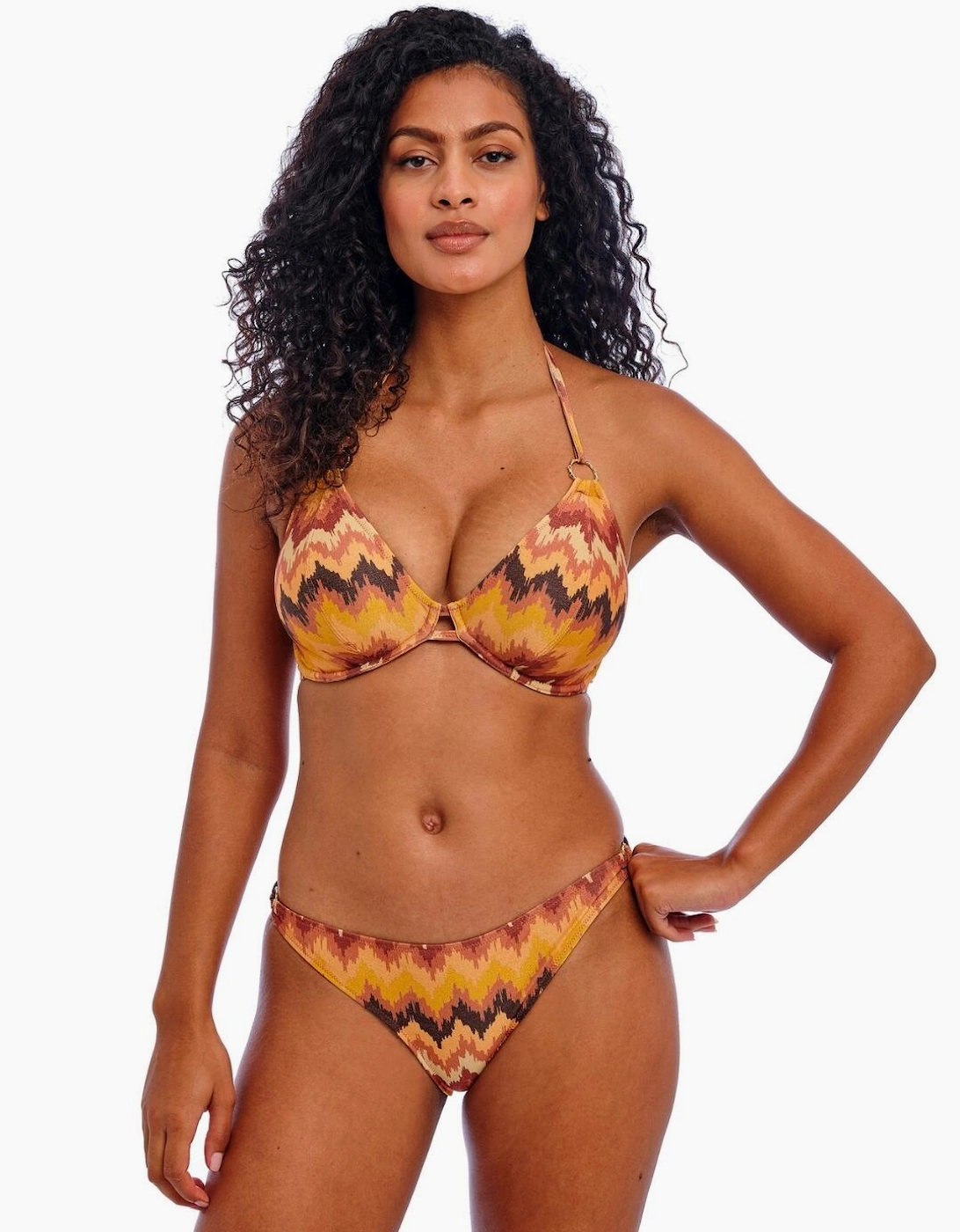 206104 Freya Arizona Wave Halter Bikini Top