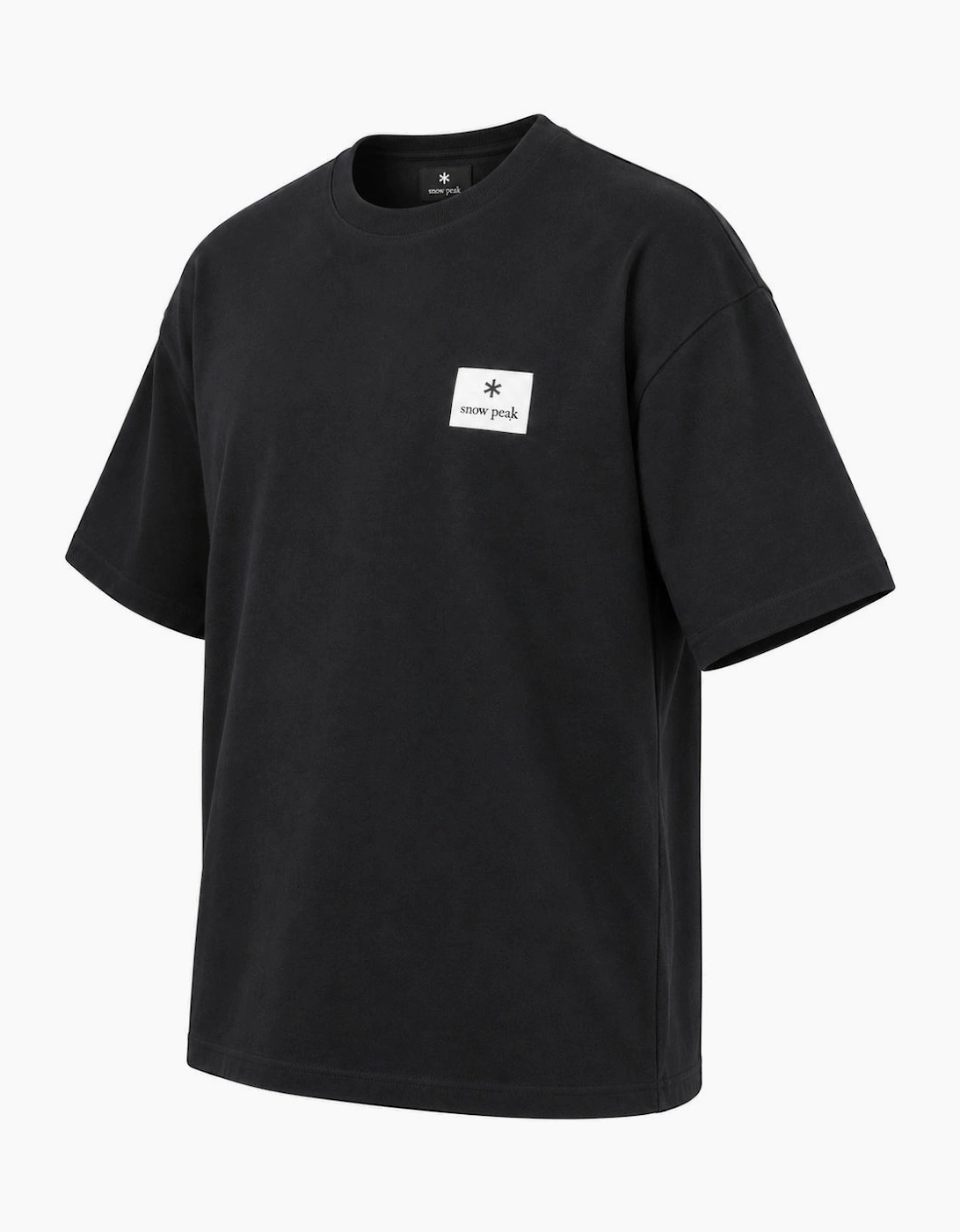 Snow Peak Square Logo T-Shirt Black