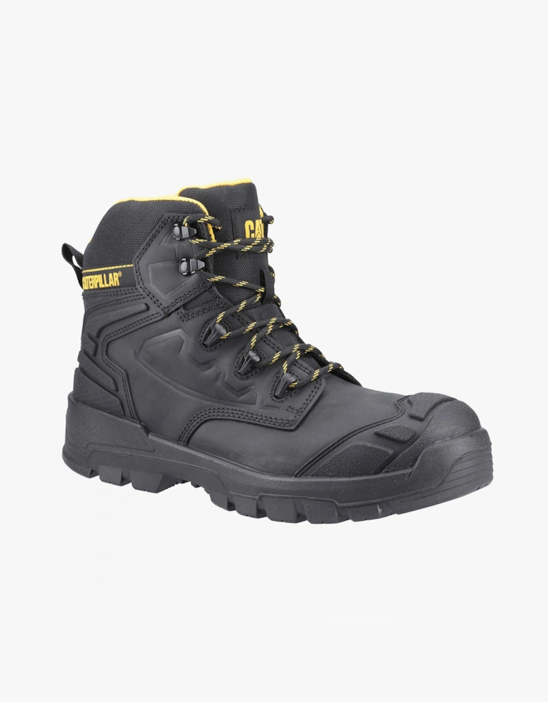 CAT STRIVER XL 6 Mens Waterproof Hiker Safety Boots Black/Yellow