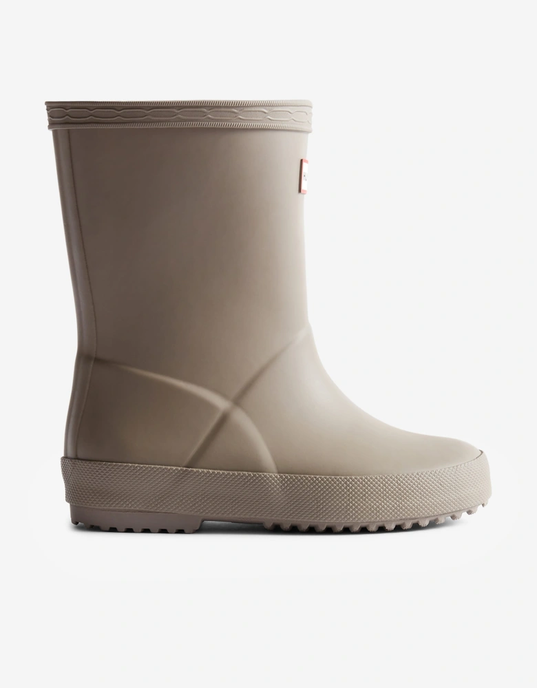 Hunter Kids First Wellington Boots in Beige
