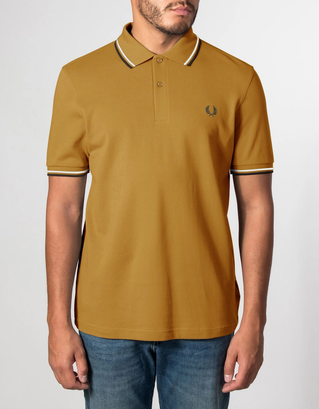 Regular Fit Twin Tipped Fred Perry Polo Shirt