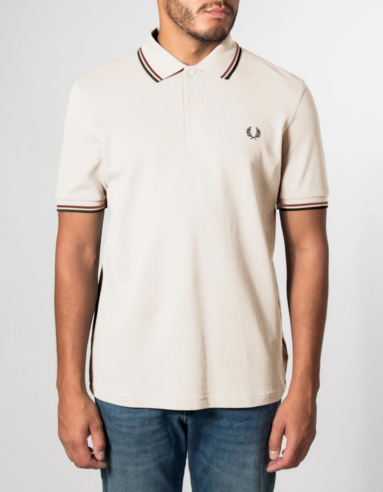 Regular Fit Twin Tipped Fred Perry Polo Shirt
