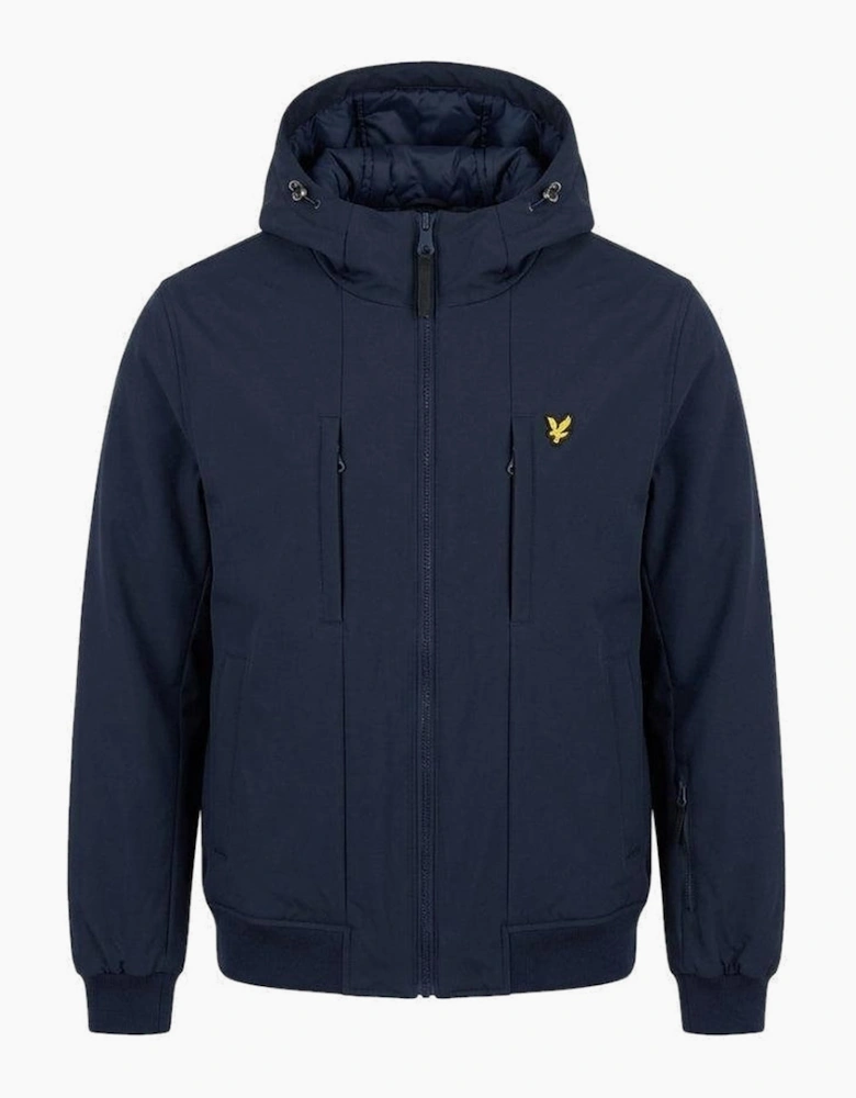 Lyle & Scott Wadded Softshell Jacket Dark Navy