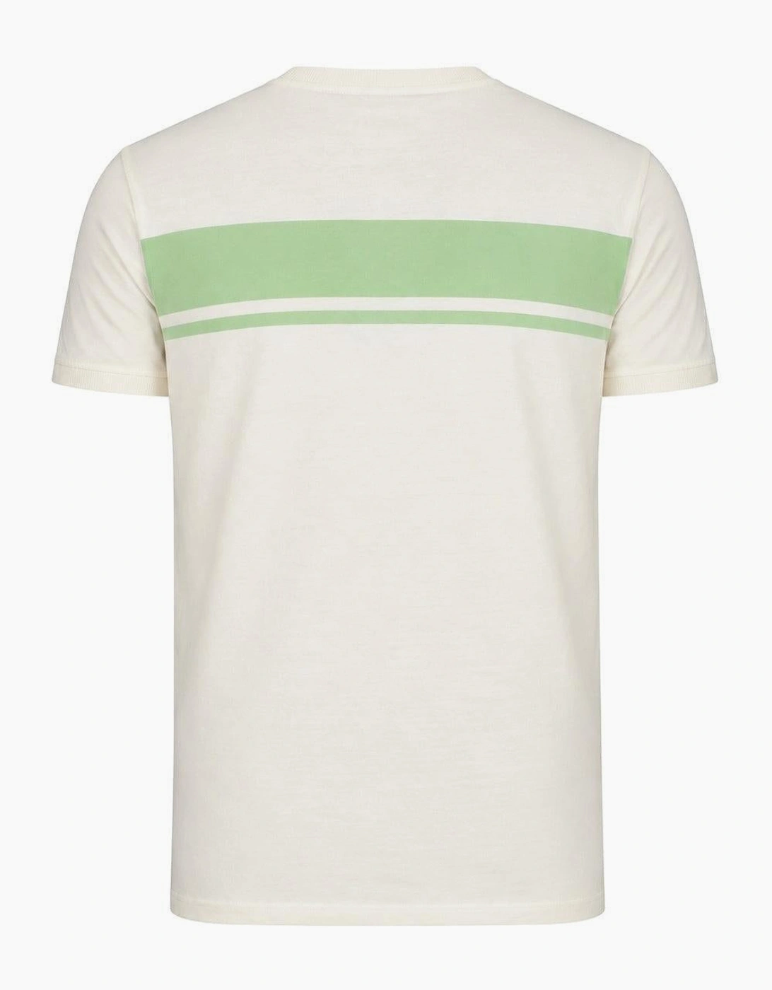 Sergio Tacchini Master Crew Neck T-Shirt Gardenia/Quiet Green