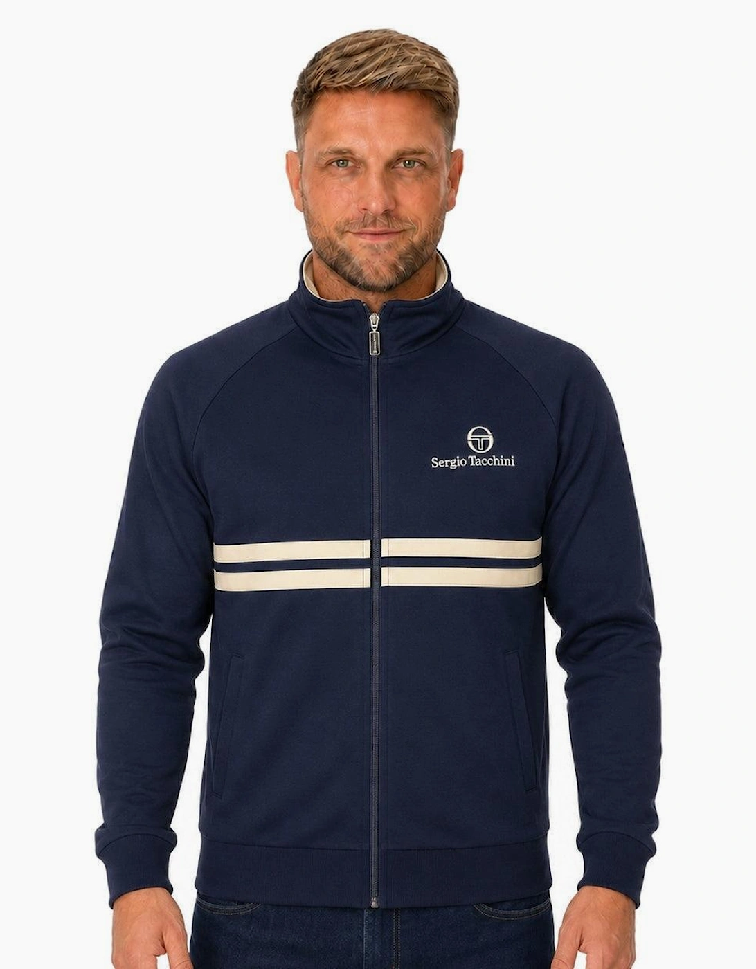 Sergio Tacchini Dallas Track Top Jacket Maritime Blue/Peyote