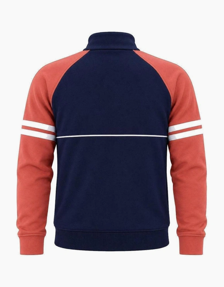 Sergio Tacchini Orion Track Top Jacket Maritime Blue/Light Mahogany/White