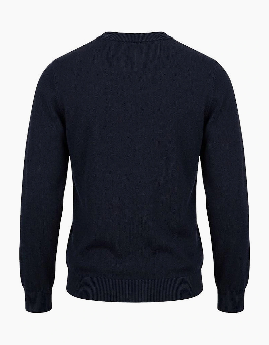 Lyle & Scott Archive Revisited Argyle Knitted Jumper Dark Navy