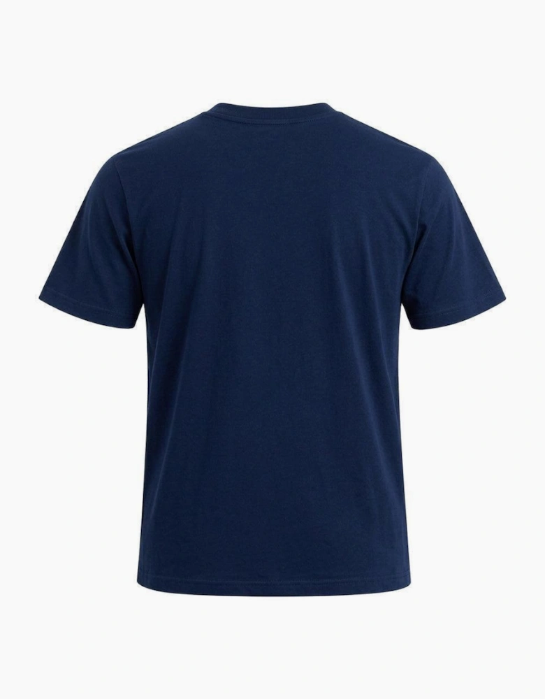 Sergio Tacchini Master Crew Neck T-Shirt Maritime Blue/Celery Green